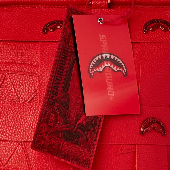 Sprayground Limited Edition SUPER HOT FIRE CLASSIC TOTE - Picture 5 of 6